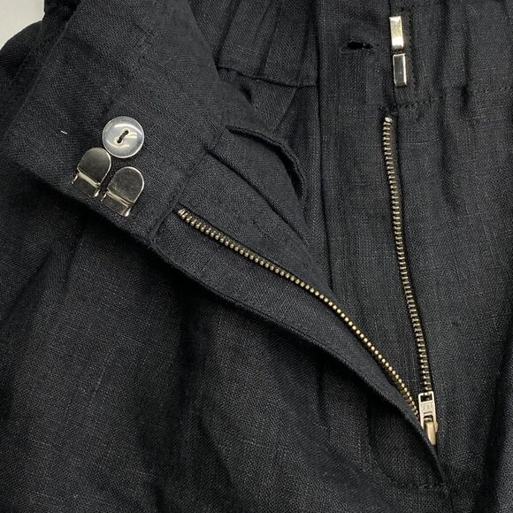 Scarlett Poppies Women’s Amaria Mini Shorts Size XS Black — Scalloped Edges - Picture 7 of 8